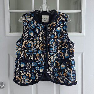 NWT Bagatelle Collection New York Paisley Quilted Vest | Sz Medium